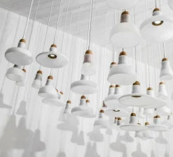 Suspension, Shadows, blanc, dimmable, H13,8cm, Ø10,8cm - Brokis