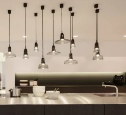 Suspension, Shadows, gris fumé, dimmable, H13,8cm, Ø10,8cm - Brokis