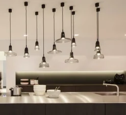 Suspension, Shadows, gris fumé, dimmable, Ø28cm, H12,3cm - Brokis