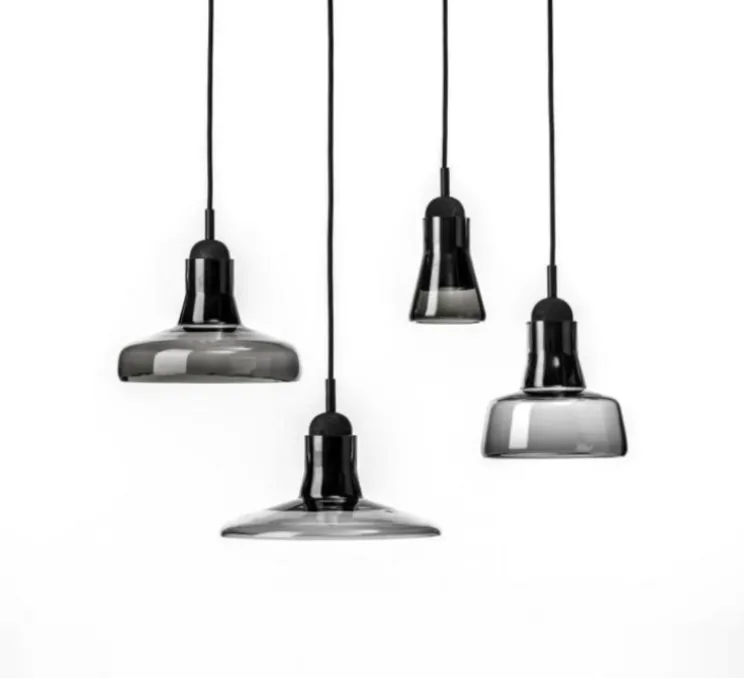 Suspension, Shadows, gris fumé, dimmable, Ø28cm, H12,3cm - Brokis