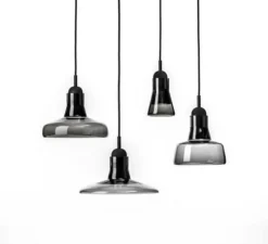 Suspension, Shadows, gris fumé,dimmable, Ø18,6cm, H17cm - Brokis