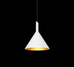 Suspension, Shiek 3.0, LED, or, blanc, H30,1cm, Ø25,2cm - Wever et Ducré