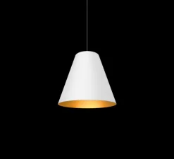Suspension, Shiek 4.0, LED, or, blanc, H22cm, Ø25cm - Wever et Ducré