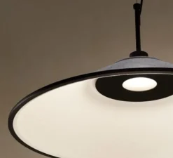 Suspension, Shoemaker, anthracite, LED, dim, 2700k, 1358 lm, Ø66,9cm, H25cm - LEDs C4