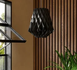 Suspension, Signature 28, noir, Ø28cm, H30cm - Pilke