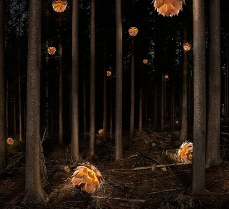 Suspension, Silvia mini cuivre, Ø32cm, H24,5cm - Umage