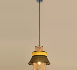 Suspension, Singapour ML, Kaki, curry, Ø42cm, H44cm - Market Set