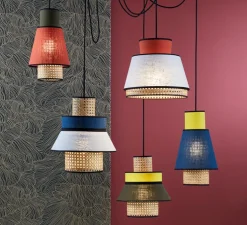 Suspension, Singapour ML, Kaki, curry, Ø42cm, H44cm - Market Set