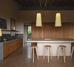 Suspension, Sisisi conicas largas GT4, blanc, câble noir, Ø40cm, H80cm - Santa & Cole