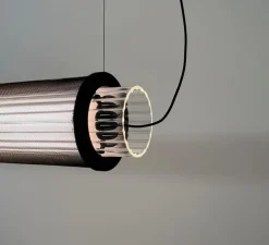 Suspension, Slim Skin SH 700, Groove noir, LED, dim, 2700K, 3975 lm, L70cm, H11,5cm - B.lux