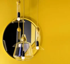 Suspension, Small Knot, jaune, H22,4cm - Vitamin