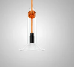 Suspension, Small Knot, orange, H22,4cm, Ø14cm - Vitamin