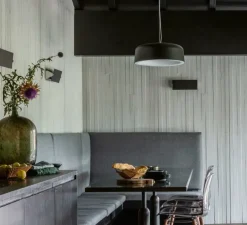 Suspension, Smithfield, noir matt, Ø60cm, H21,5cm - Flos