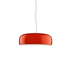 Suspension, Smithfield, rouge, Ø60cm, H21,5cm - Flos
