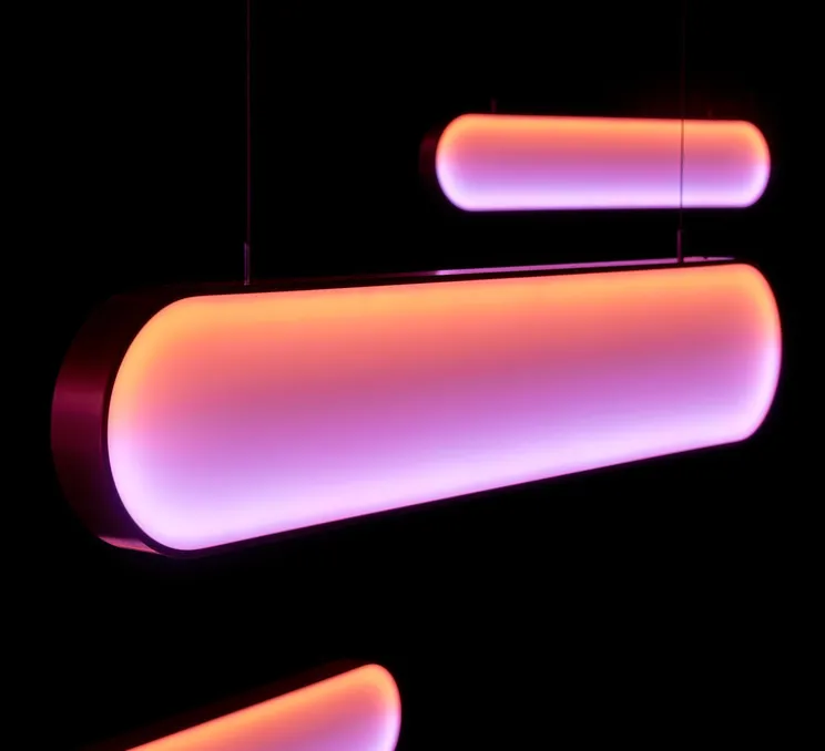 Suspension Solaire, Sunne, laiton, L80,5cm, H16,6cm - Graypants