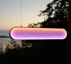 Suspension Solaire, Sunne, laiton, L80,5cm, H16,6cm - Graypants