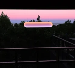 Suspension Solaire, Sunne, laiton, L80,5cm, H16,6cm - Graypants