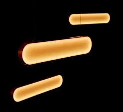 Suspension Solaire, Sunne, laiton, L80,5cm, H16,6cm - Graypants