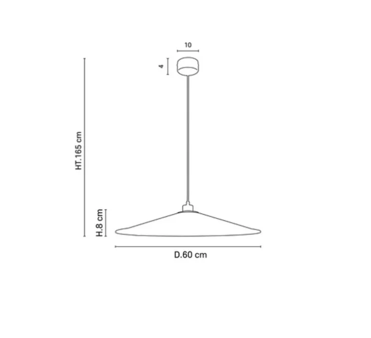 Suspension, Sonia Laudet D60, Nostalgia Massala, Ø60cm, H8cm - Market Set