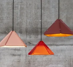 Suspension, Soyuz, vieux rose, Ø35cm, H19cm - Dark