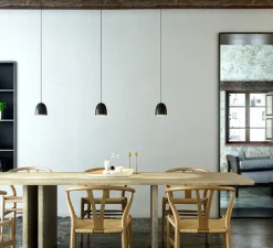 Suspension, Speers, noir, cuivre, H11,5cm - B-LUX