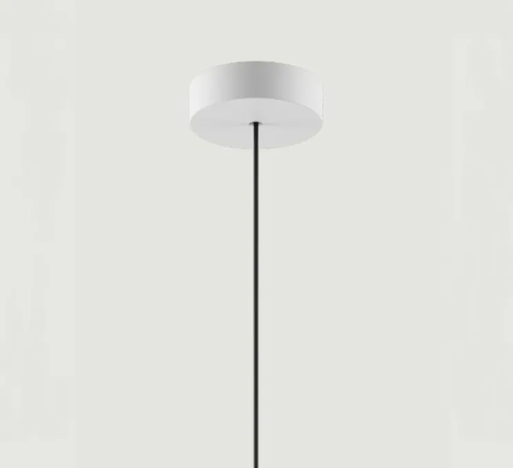 Suspension, Spider avec rosace, noir mat, LED, 2700K, 1280 lm, Ø12cm, H13cm - Lodes