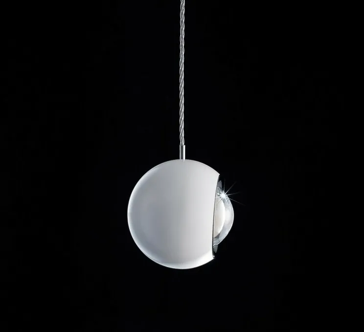 Suspension, Spider avec rosace, blanc mat, LED, 2700K, 1280 lm, Ø12cm, H13cm - Lodes