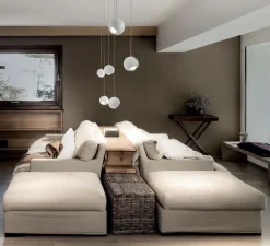 Suspension, Spider sans rosace, blanc mat, LED, 2700K, 1280 lm, Ø12cm, H13cm - Lodes