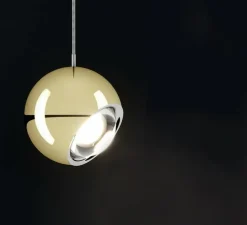 Suspension, Spider sans rosace, champagne mat, LED, 2700K, 1280 lm, Ø12cm, H13cm - Lodes