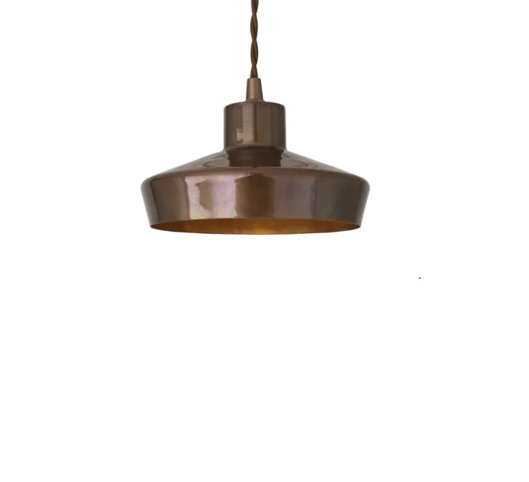 Suspension, Splendor, laiton antique, Ø11,5cm, H16cm - Mullan Lighting
