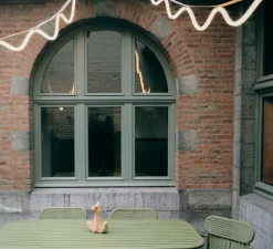 Suspension, Spline, beige, bleu, IP65, LED, dim, 2700K, 4000 lm, L450cm, H20cm - Petite Friture