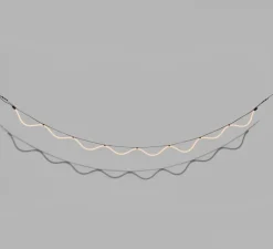 Suspension, Spline, marron, orange, IP65, LED, dim, 2700K, 4000 lm, L450cm, H20cm - Petite Friture