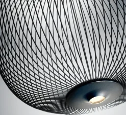 Suspension, Spokes 3, graphite, LED, 2700K, 4080lm, Ø62cm, H42cm - Foscarini
