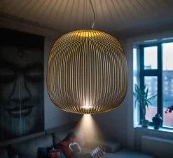 Suspension, Spokes 2 Large, variable, or, LED, 2700K, 4080lm, Ø70cm, H73cm - Foscarini