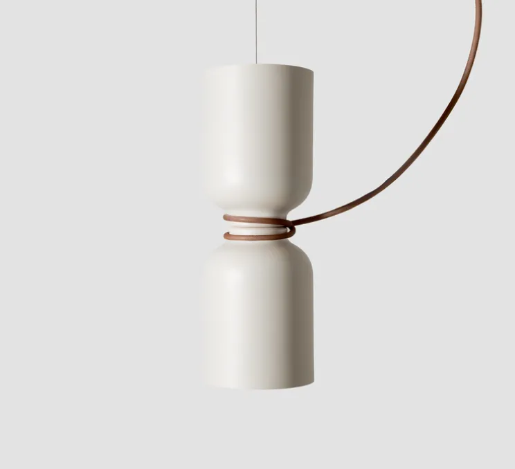 Suspension, Spotlight Volumes, C/C, blanc vanille, Ø14cm, H40cm - A-N-D