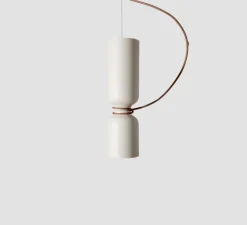 Suspension, Spotlight Volumes, C/D, blanc vanille, Ø14cm, H50cm - A-N-D