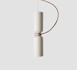 Suspension, Spotlight Volumes, D/D, blanc vanille, Ø14cm, H60cm - A-N-D