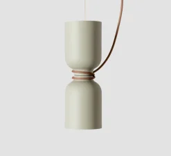 Suspension, Spotlight Volumes, C/C, marron sauge, Ø14cm, H40cm - A-N-D