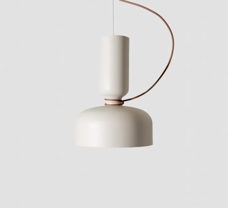 Suspension, Spotlight Volumes, B/D, blanc vanille, Ø36cm, H50cm - A-N-D