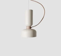 Suspension, Spotlight Volumes, A/D, blanc vanille, Ø27cm, H45cm - A-N-D