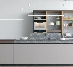 Suspension, Squiggle 8, blanc mat, LED, 2700K, 2500lm, L140cm, H4cm - Rotaliana