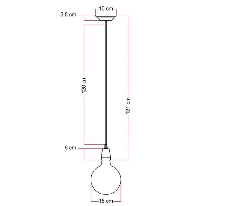 Suspension, série porcelaine, blanc, câble textile blanc optique brillant, Ø4,5cm, H6cm - Creative Cables