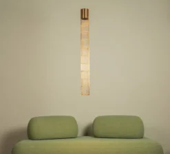 Suspension, Stelar 107, or, LED, dim, 3000K, 2400 lm, Ø10cm, H107cm - Loftlight