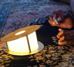 Suspension, Sterling, laiton, L17cm, H17cm - Rubn