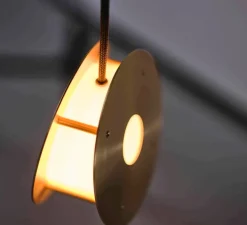 Suspension, Sterling, laiton, L17cm, H17cm - Rubn