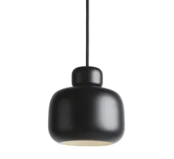 Suspension, Stone large, noir, Ø24cm, H24,6cm - Woud