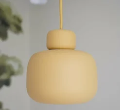 Suspension, Stone, small, moutarde, Ø15,9cm, H16cm - Woud