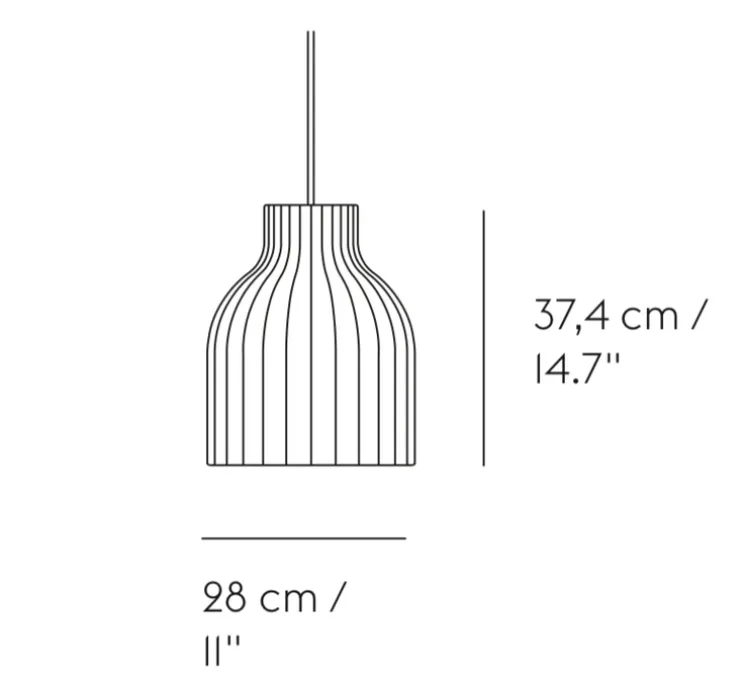 SUSPENSION, STRAND OPEN, BLANC, Ø28CM, H37,4CM - MUUTO