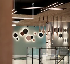 Suspension, Stripe S2000, blanc, LED, dim, 2700K, 2970 lm, L200cm, H20cm - Light Point