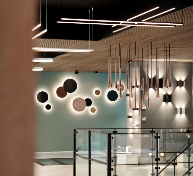 Suspension, Stripe S2000, blanc, LED, dim, 2700K, 2970 lm, L200cm, H20cm - Light Point